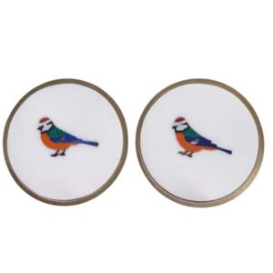 Bird Inlay Coaster Set