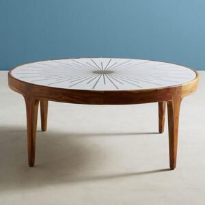Wooden Coffee Table Inlay Top